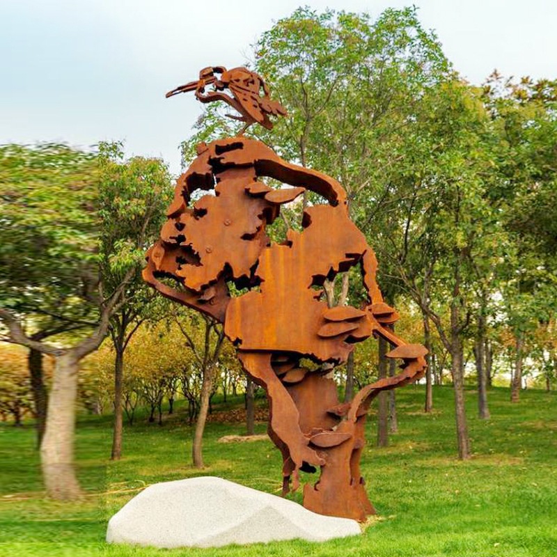 洮南耐候钢雕塑