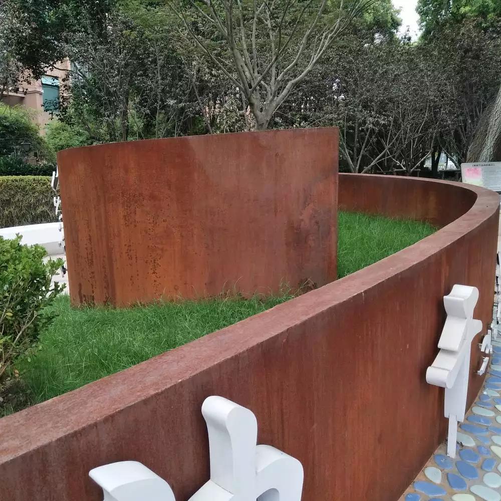 洮南耐候钢板花园围边