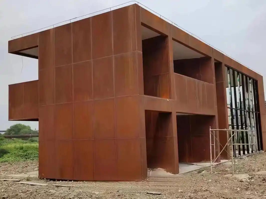 洮南耐候钢板幕墙